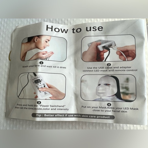 White LED Beauty Mask - Picture 8 of 12